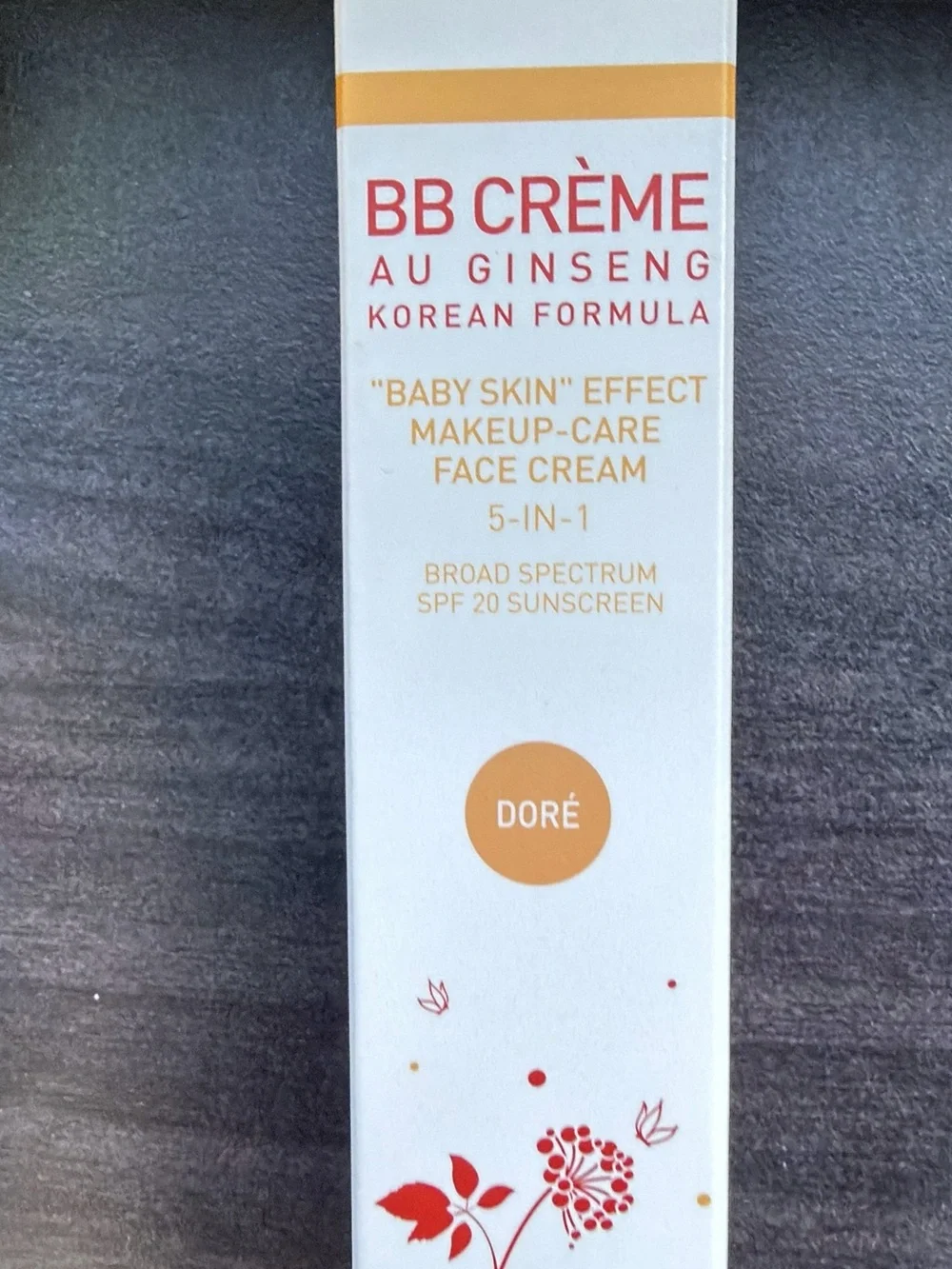 Erborian BB Crème Au Ginseng - Doré Lightweight Makeup-Care Face Cream